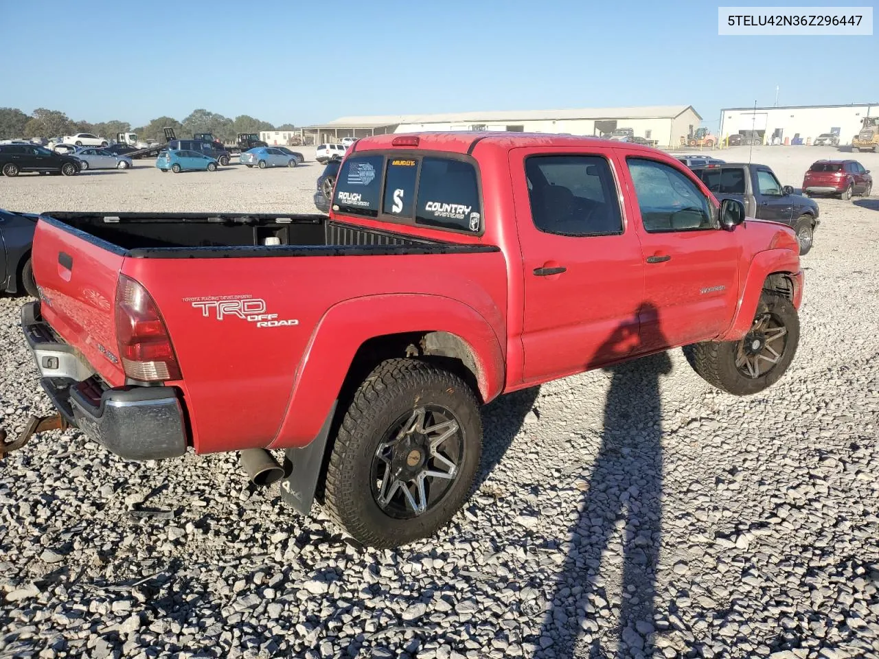 2006 Toyota Tacoma Double Cab VIN: 5TELU42N36Z296447 Lot: 76094734