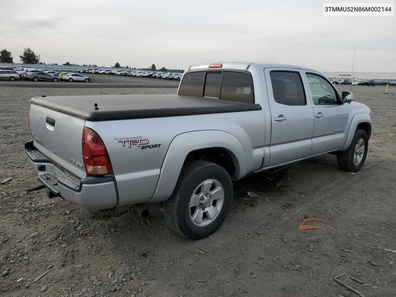 3TMMU52N86M002144 2006 Toyota Tacoma Double Cab Long Bed