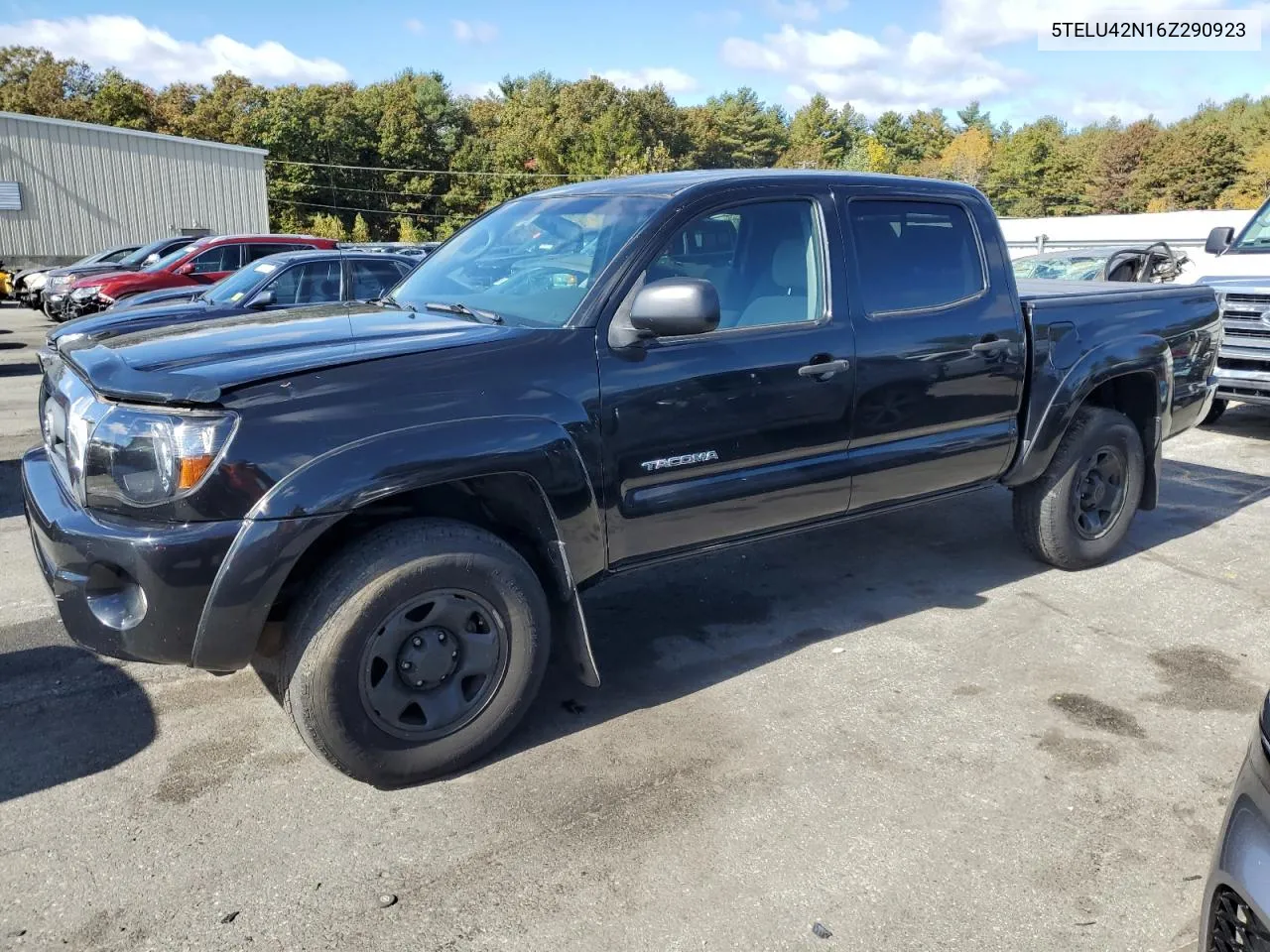 2006 Toyota Tacoma Double Cab VIN: 5TELU42N16Z290923 Lot: 76309354