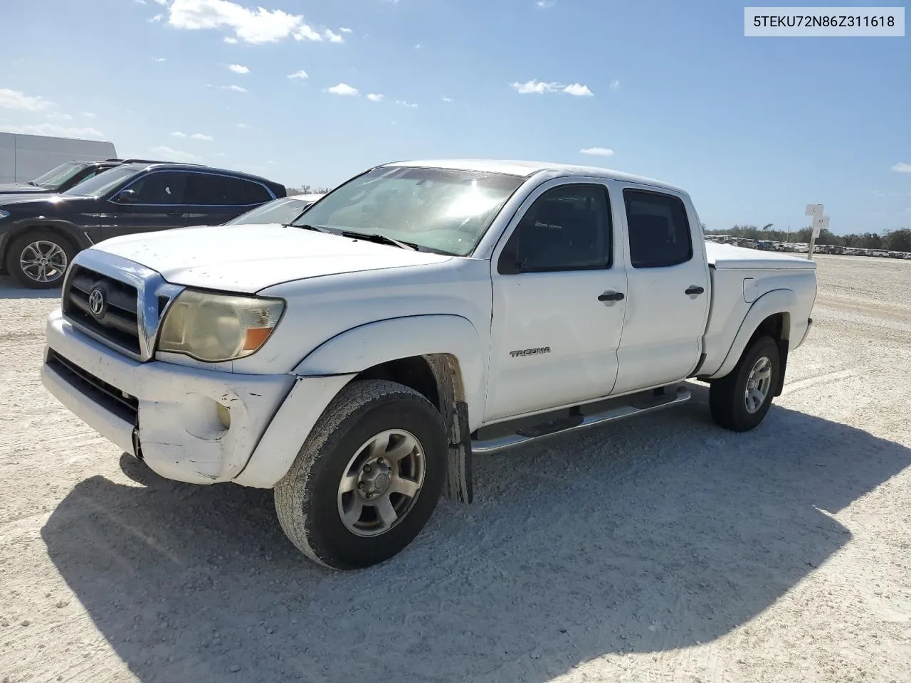 5TEKU72N86Z311618 2006 Toyota Tacoma Double Cab Prerunner Long Bed