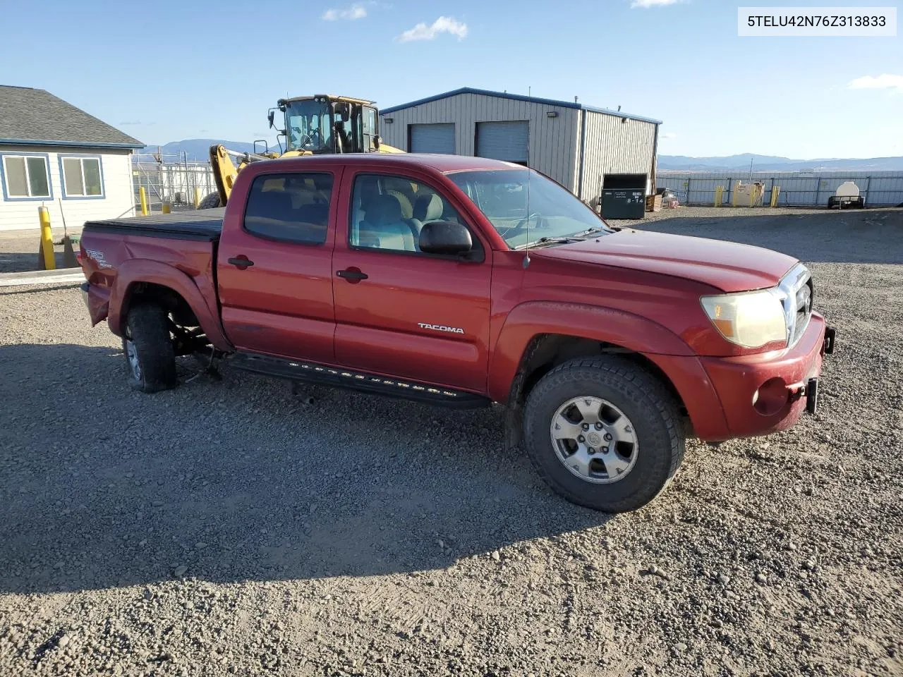 2006 Toyota Tacoma Double Cab VIN: 5TELU42N76Z313833 Lot: 77414914