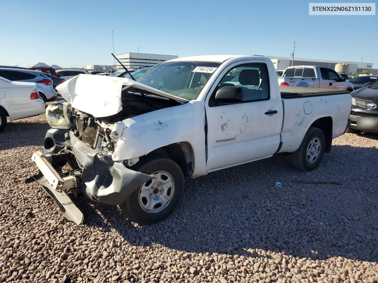 5TENX22N06Z151130 2006 Toyota Tacoma