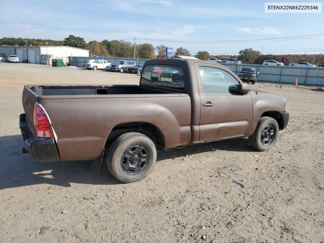 2006 Toyota Tacoma VIN: 5TENX22N86Z229346 Lot: 77833214