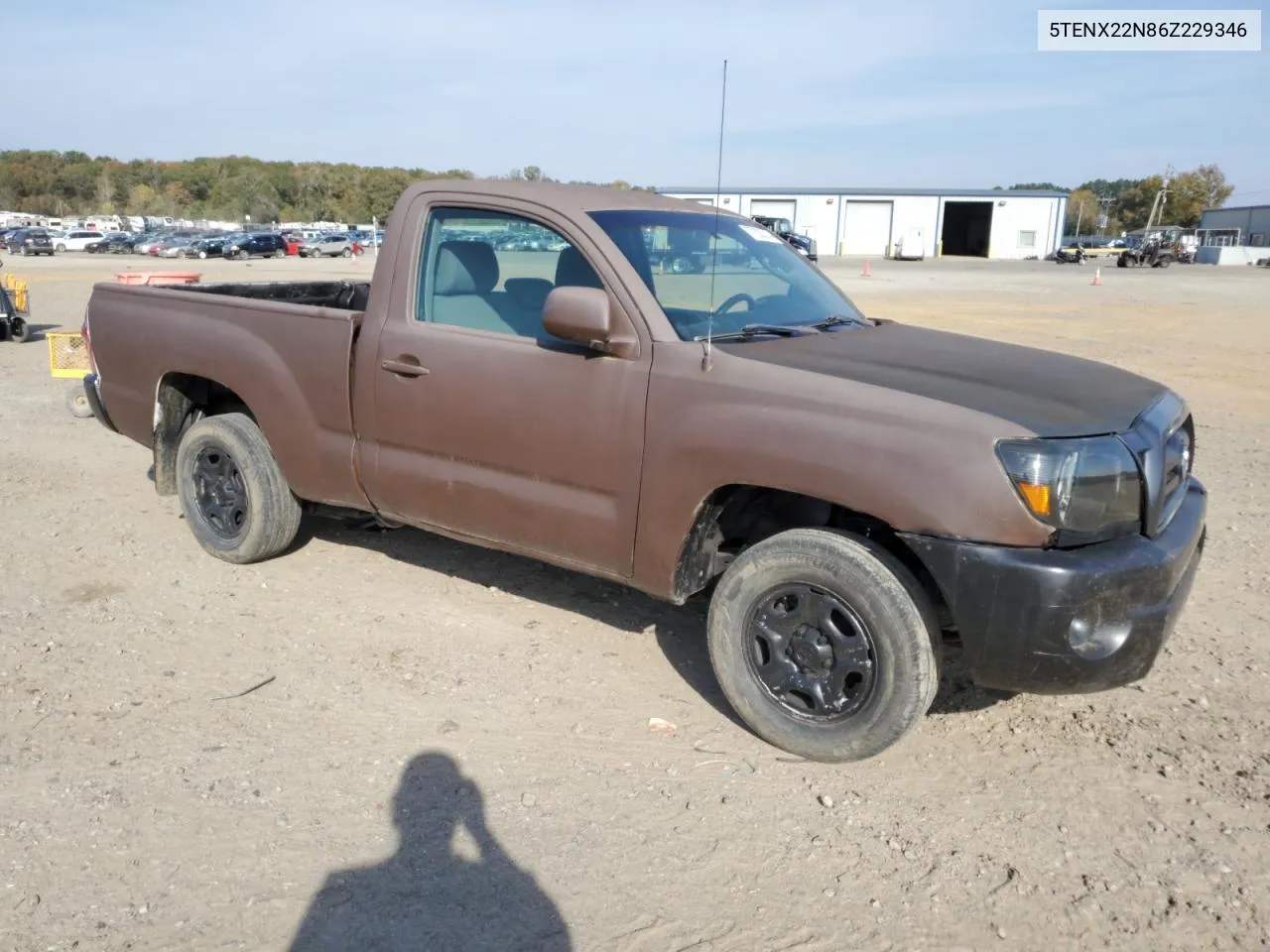 2006 Toyota Tacoma VIN: 5TENX22N86Z229346 Lot: 77833214