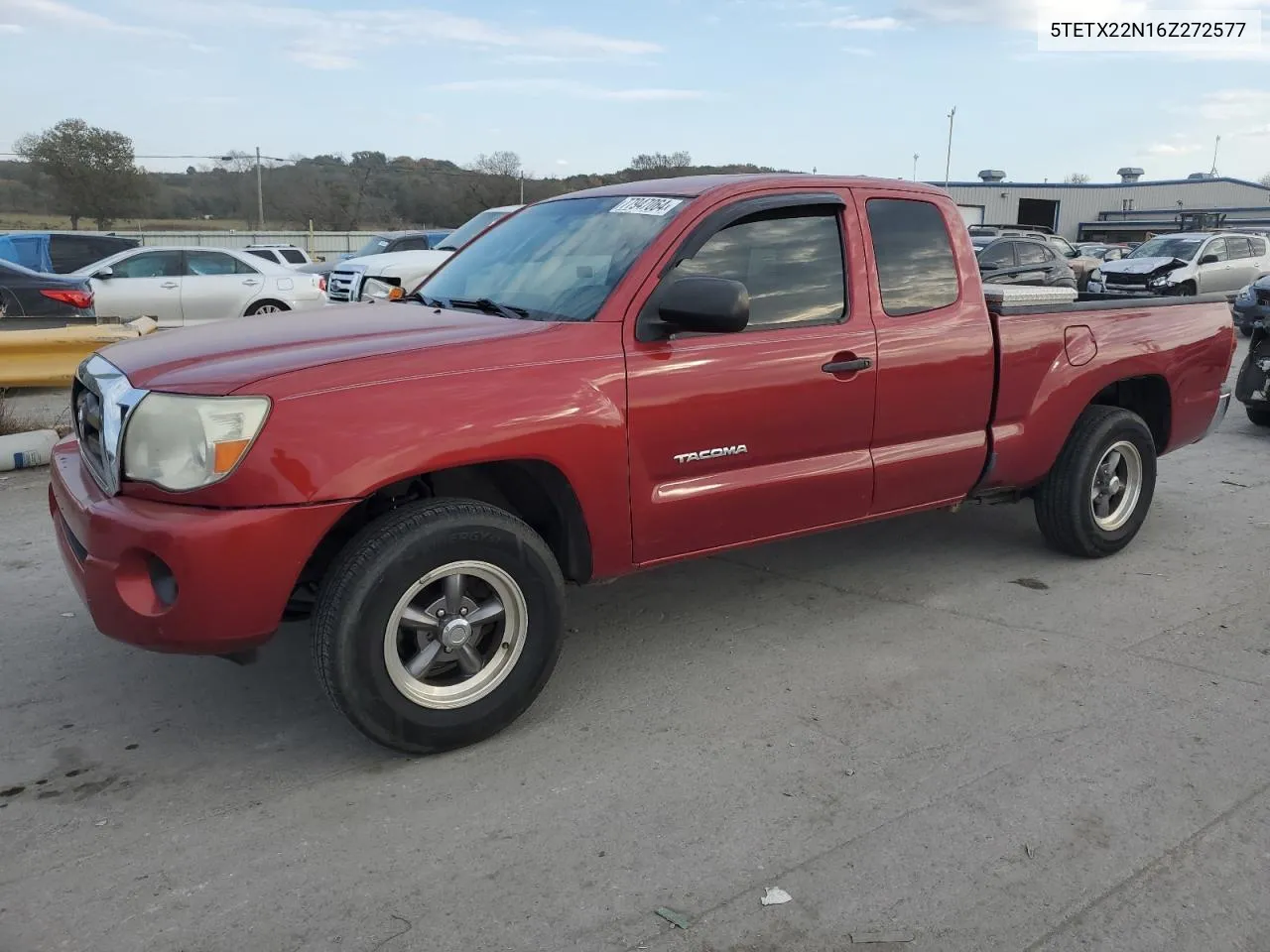 2006 Toyota Tacoma Access Cab VIN: 5TETX22N16Z272577 Lot: 77947064