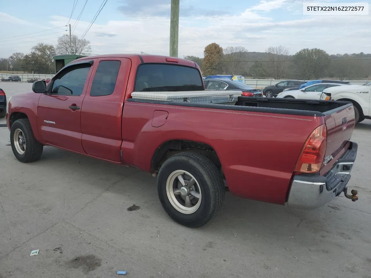 2006 Toyota Tacoma Access Cab VIN: 5TETX22N16Z272577 Lot: 77947064