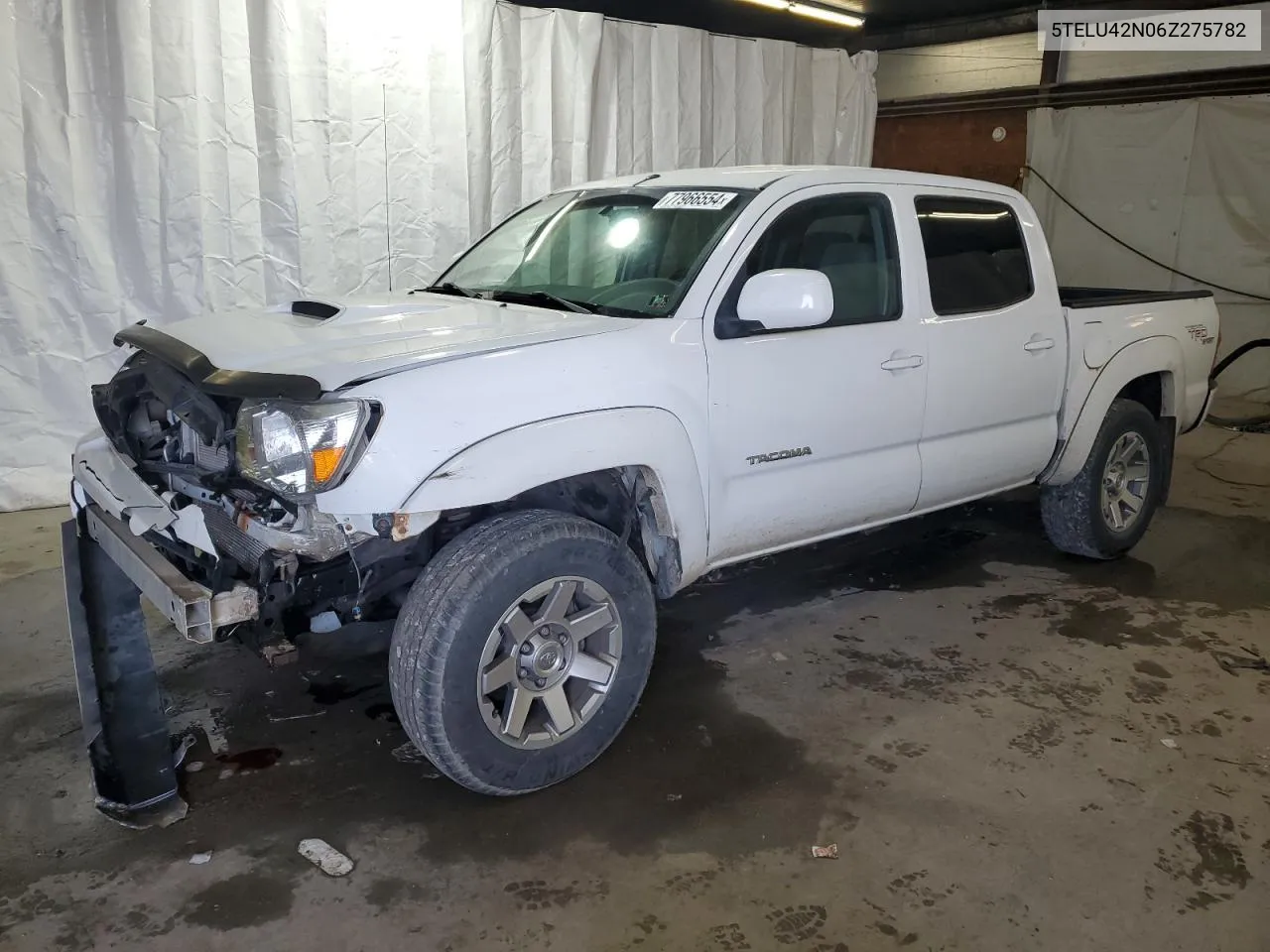 2006 Toyota Tacoma Double Cab VIN: 5TELU42N06Z275782 Lot: 77966554