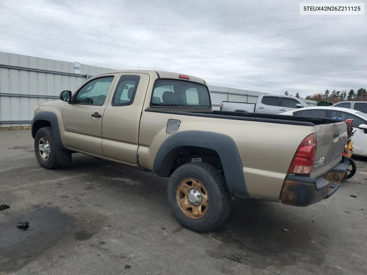 2006 Toyota Tacoma Access Cab VIN: 5TEUX42N26Z211125 Lot: 78249764