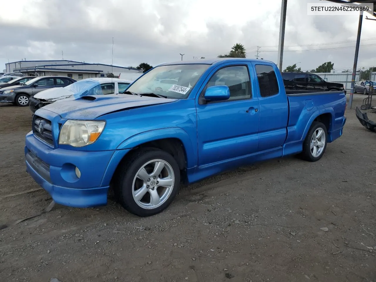 2006 Toyota Tacoma X-Runner Access Cab VIN: 5TETU22N46Z290869 Lot: 78287544