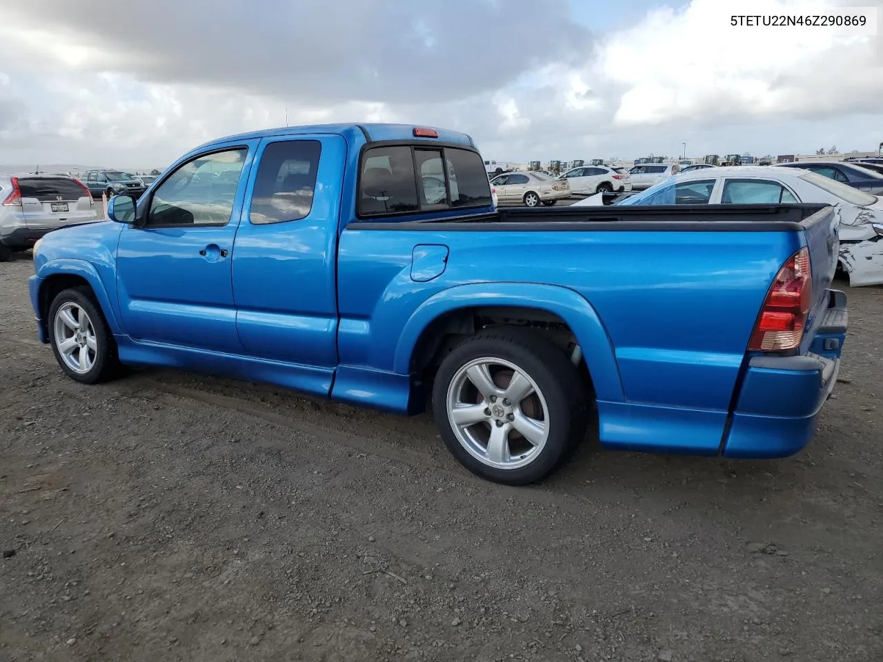 2006 Toyota Tacoma X-Runner Access Cab VIN: 5TETU22N46Z290869 Lot: 78287544