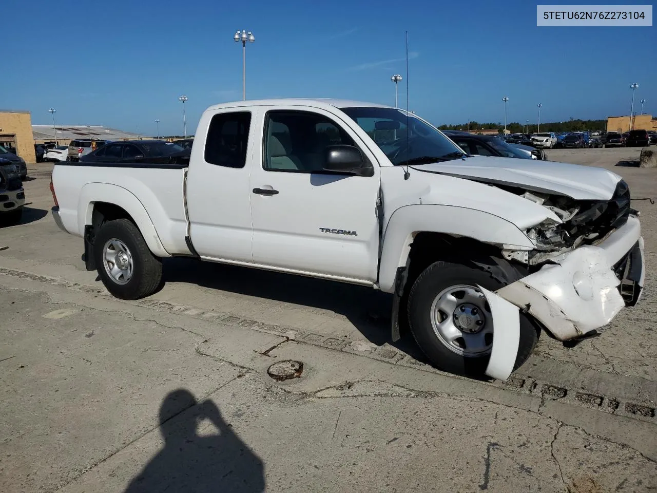 2006 Toyota Tacoma Prerunner Access Cab VIN: 5TETU62N76Z273104 Lot: 78487664