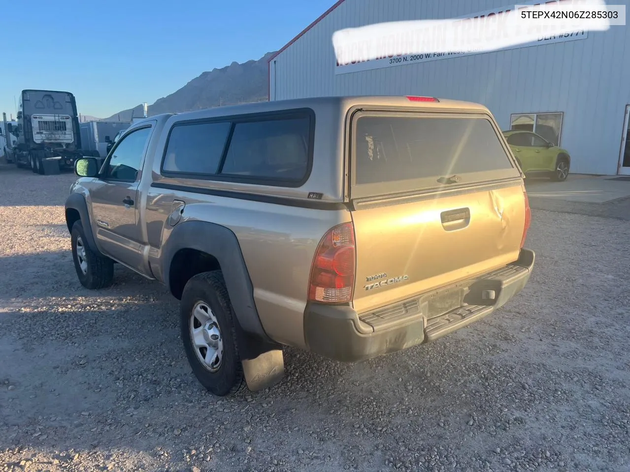 2006 Toyota Tacoma VIN: 5TEPX42N06Z285303 Lot: 78518004