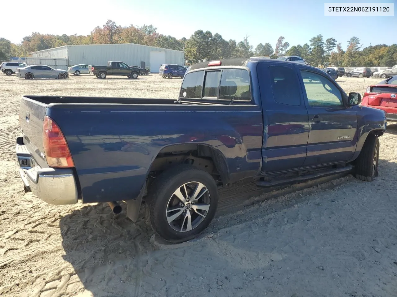 2006 Toyota Tacoma Access Cab VIN: 5TETX22N06Z191120 Lot: 78795074