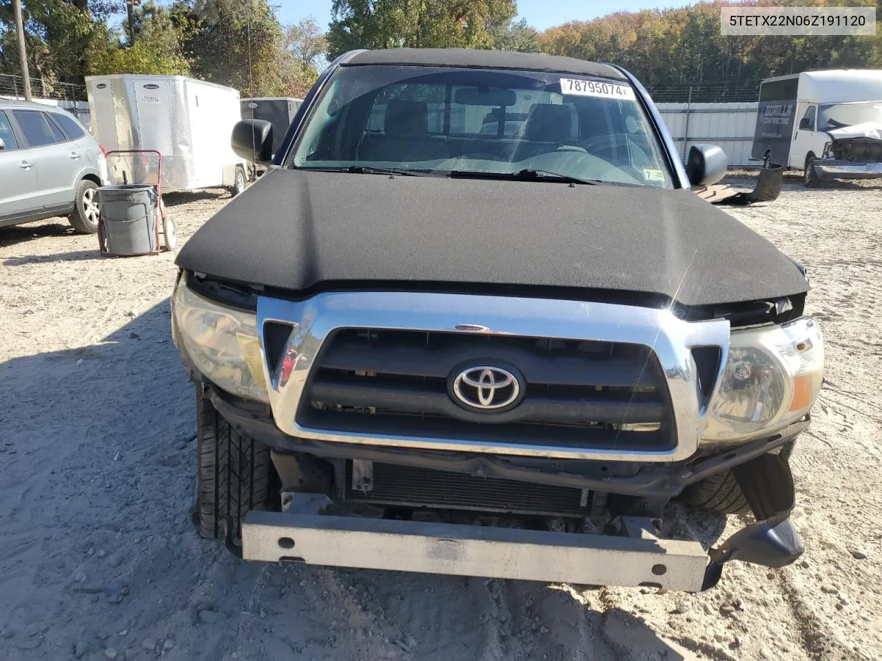 2006 Toyota Tacoma Access Cab VIN: 5TETX22N06Z191120 Lot: 78795074