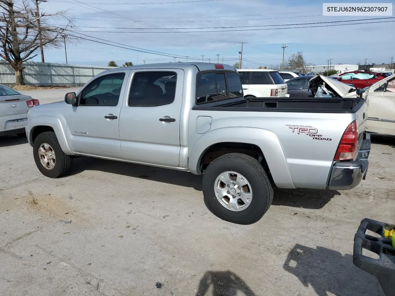 2006 Toyota Tacoma Double Cab Prerunner VIN: 5TEJU62N96Z307907 Lot: 79236744