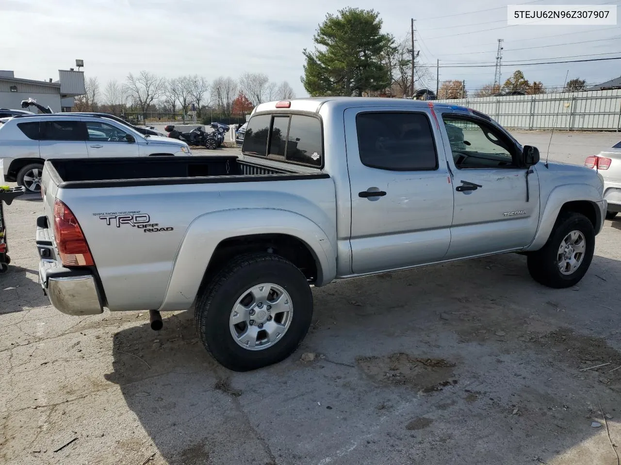 2006 Toyota Tacoma Double Cab Prerunner VIN: 5TEJU62N96Z307907 Lot: 79236744