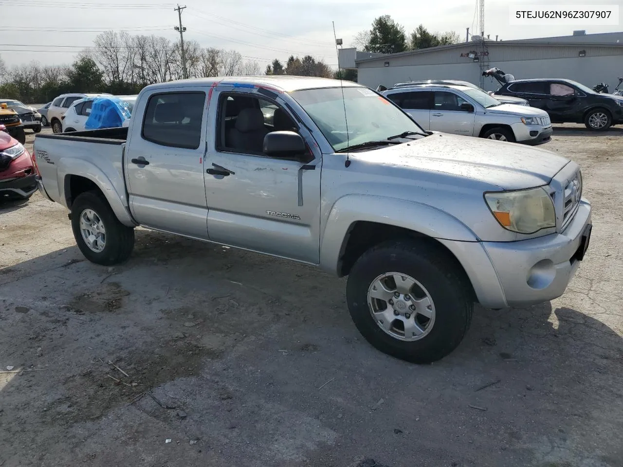 2006 Toyota Tacoma Double Cab Prerunner VIN: 5TEJU62N96Z307907 Lot: 79236744