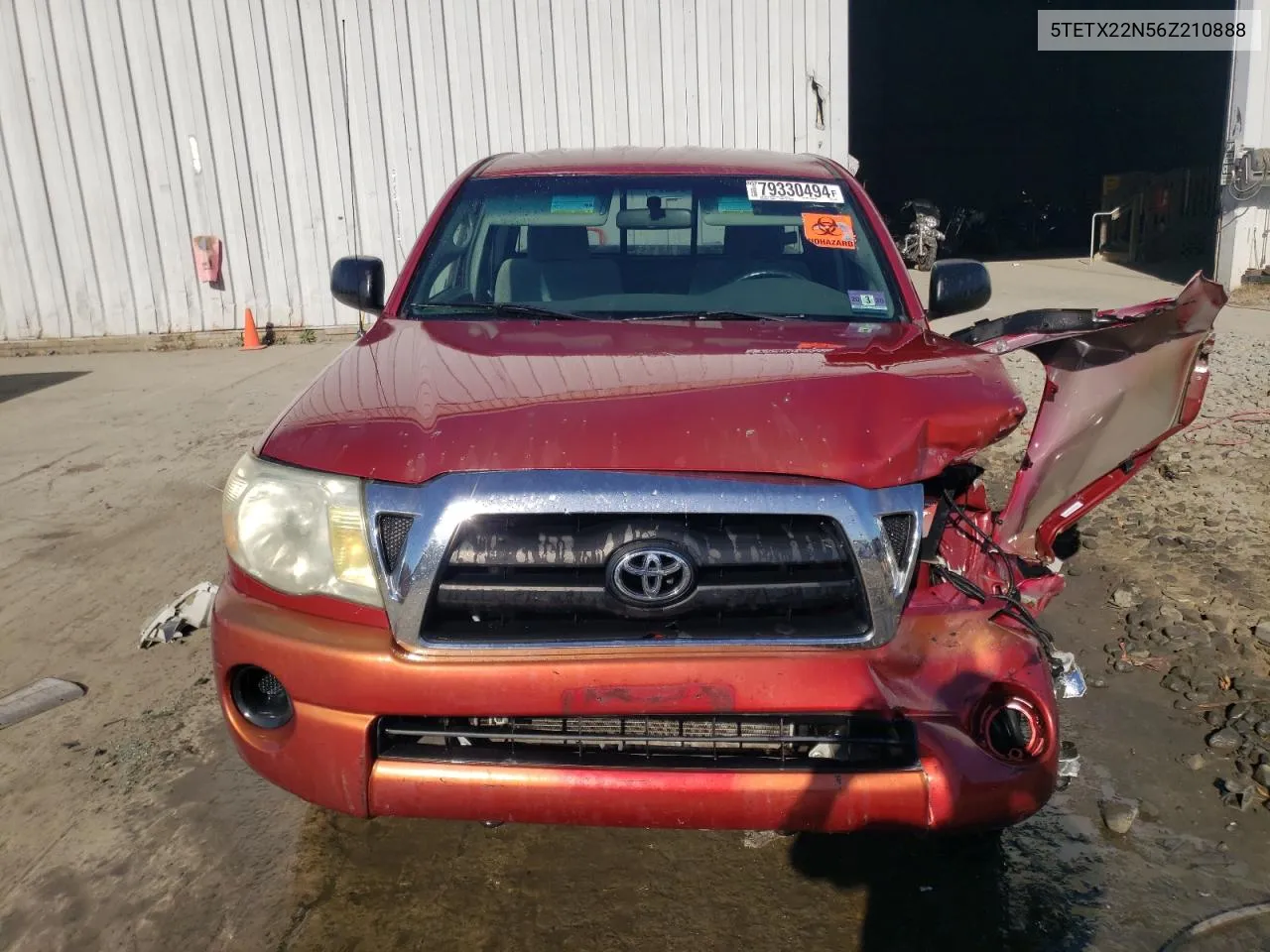 2006 Toyota Tacoma Access Cab VIN: 5TETX22N56Z210888 Lot: 79330494