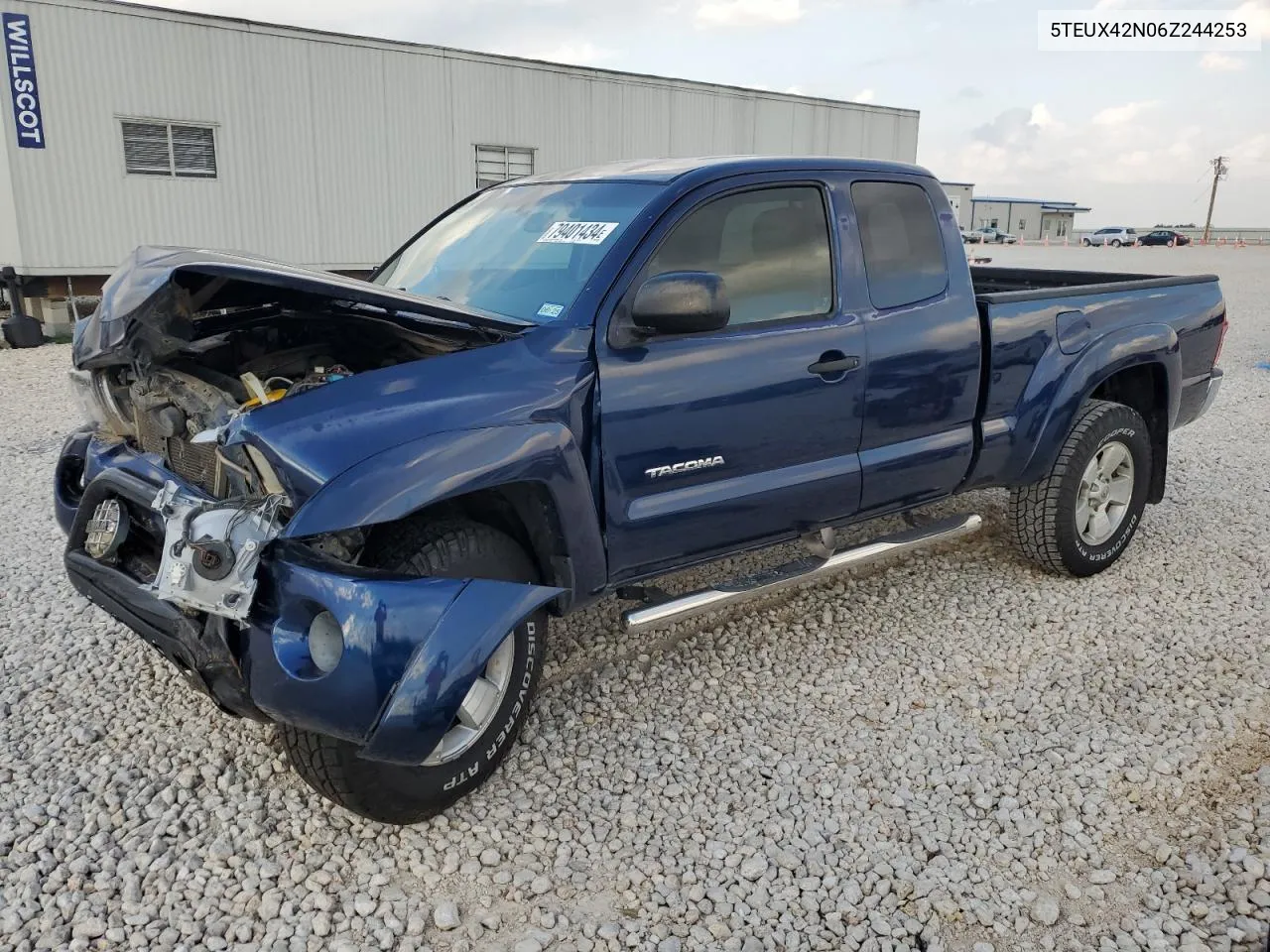 2006 Toyota Tacoma Access Cab VIN: 5TEUX42N06Z244253 Lot: 79401434