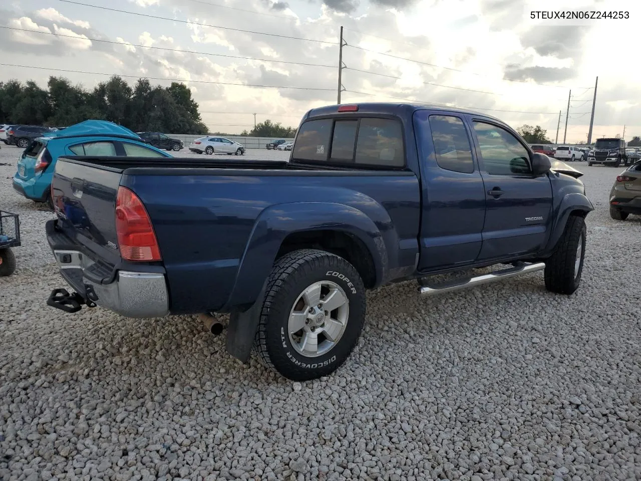 2006 Toyota Tacoma Access Cab VIN: 5TEUX42N06Z244253 Lot: 79401434