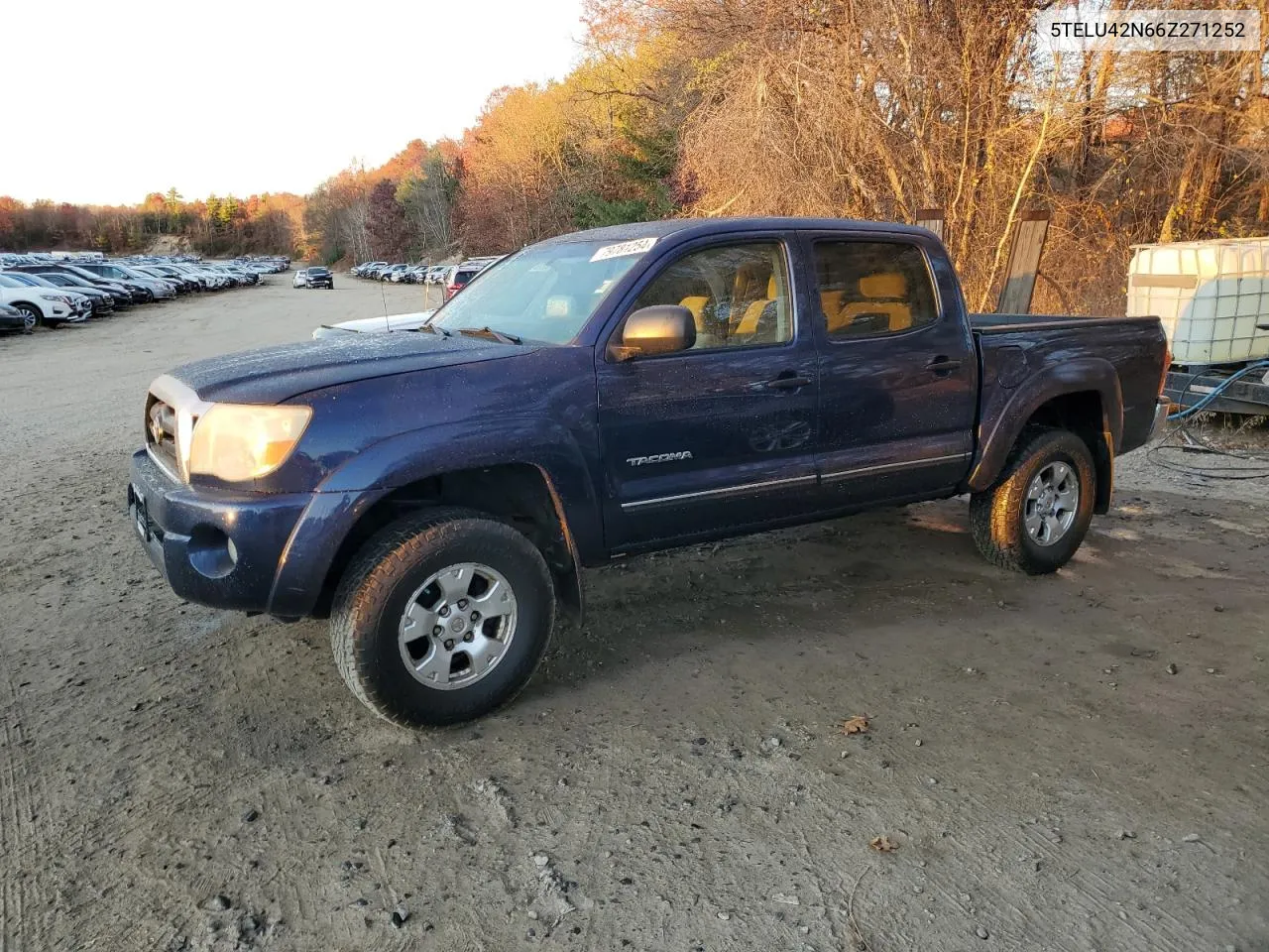 2006 Toyota Tacoma Double Cab VIN: 5TELU42N66Z271252 Lot: 79781254