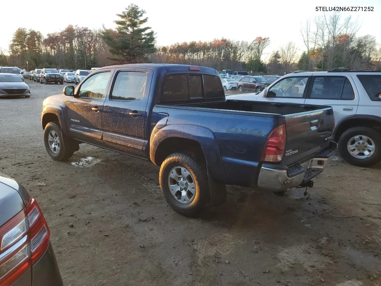 2006 Toyota Tacoma Double Cab VIN: 5TELU42N66Z271252 Lot: 79781254