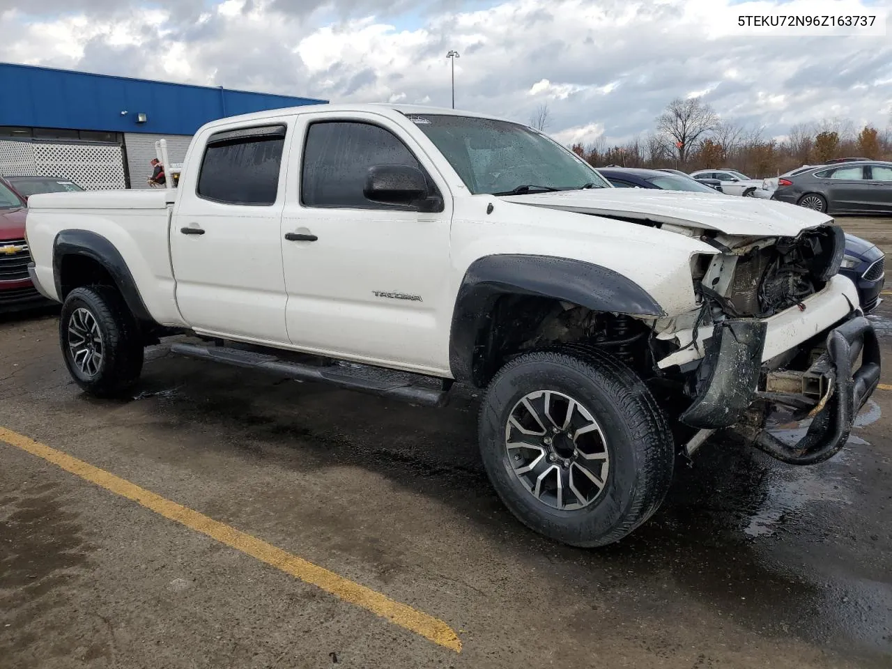 2006 Toyota Tacoma Double Cab Prerunner Long Bed VIN: 5TEKU72N96Z163737 Lot: 79855024