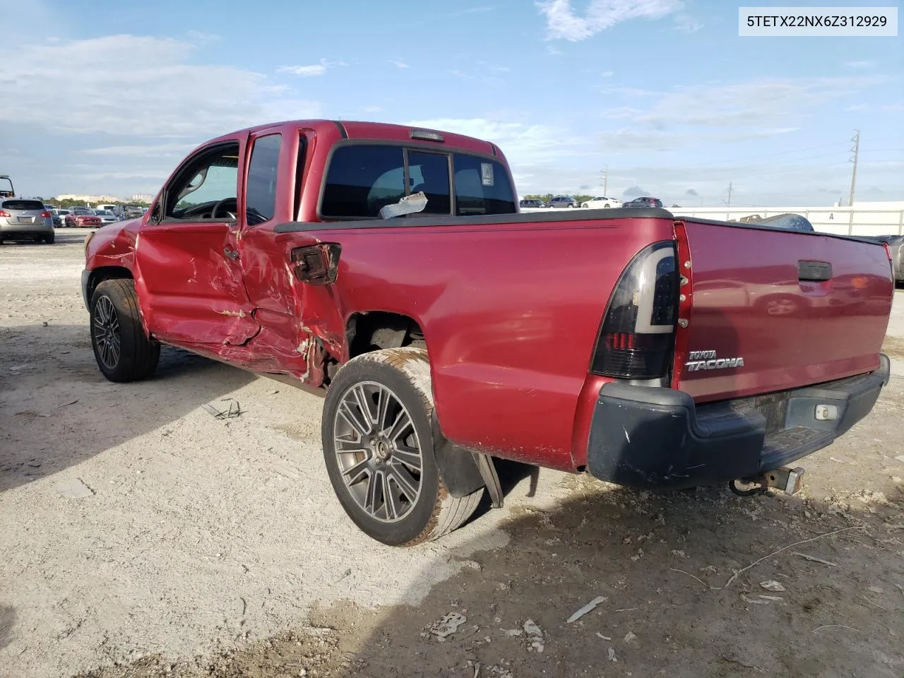 2006 Toyota Tacoma Access Cab VIN: 5TETX22NX6Z312929 Lot: 79876724