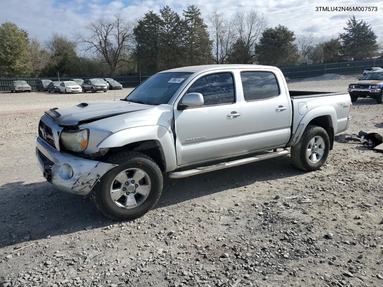 2006 Toyota Tacoma Double Cab VIN: 3TMLU42N46M007573 Lot: 79960744