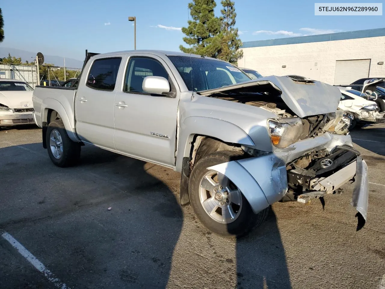 2006 Toyota Tacoma Double Cab Prerunner VIN: 5TEJU62N96Z289960 Lot: 80376734