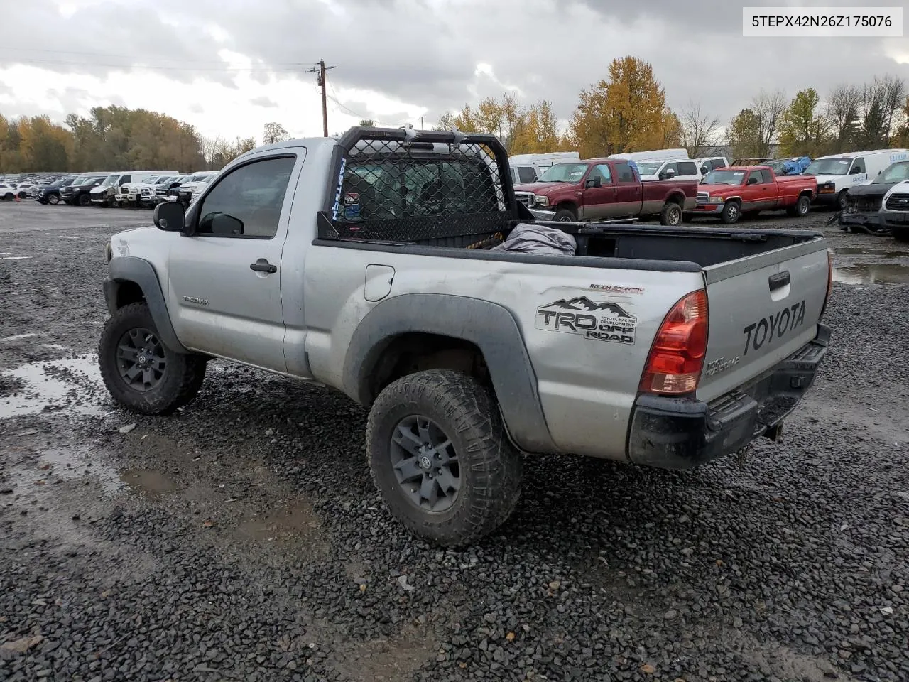 2006 Toyota Tacoma VIN: 5TEPX42N26Z175076 Lot: 80509574