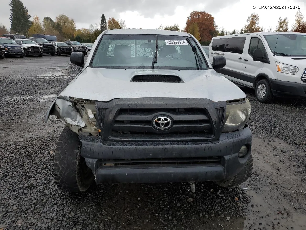 2006 Toyota Tacoma VIN: 5TEPX42N26Z175076 Lot: 80509574