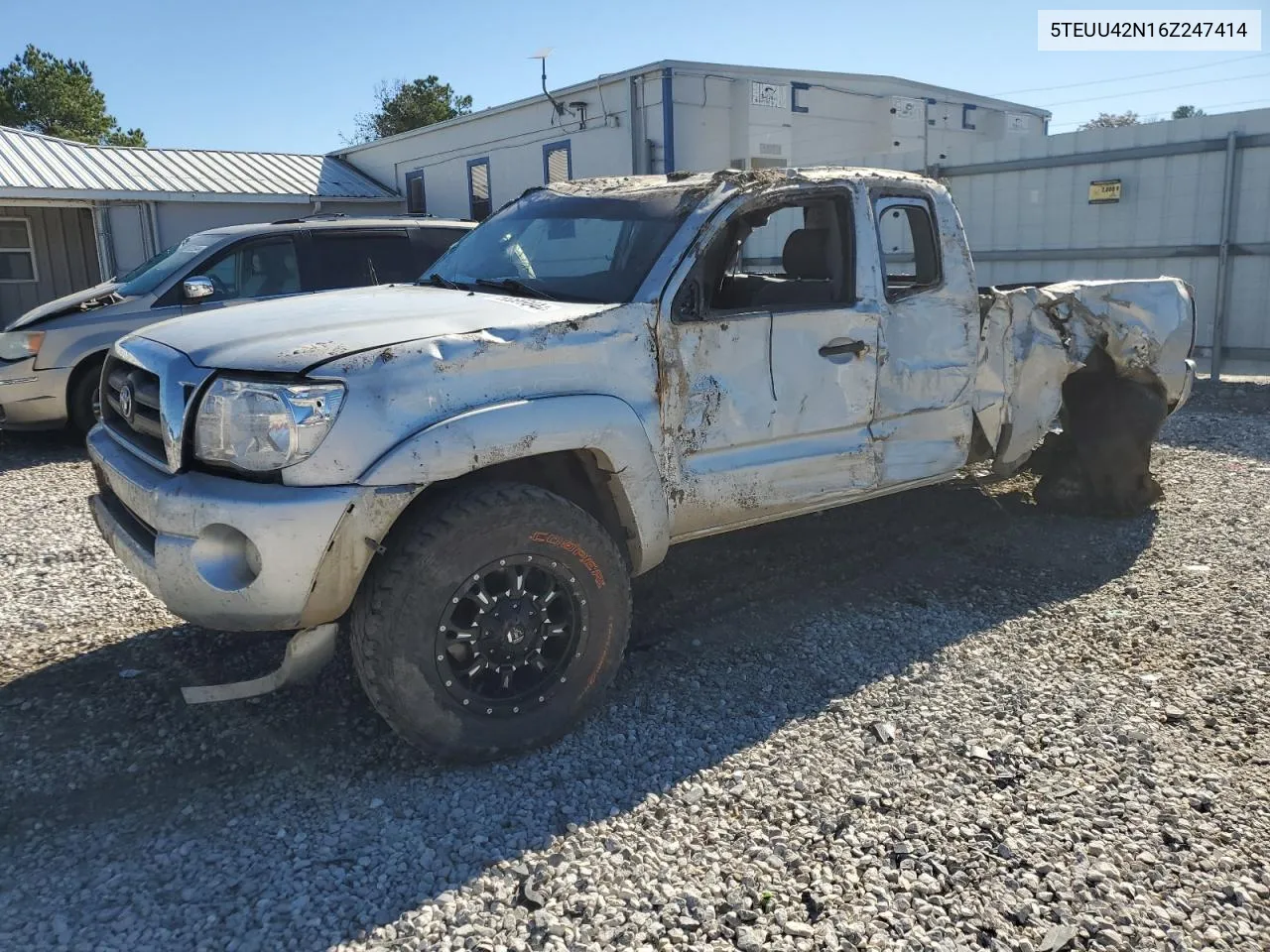 2006 Toyota Tacoma Access Cab VIN: 5TEUU42N16Z247414 Lot: 80569844