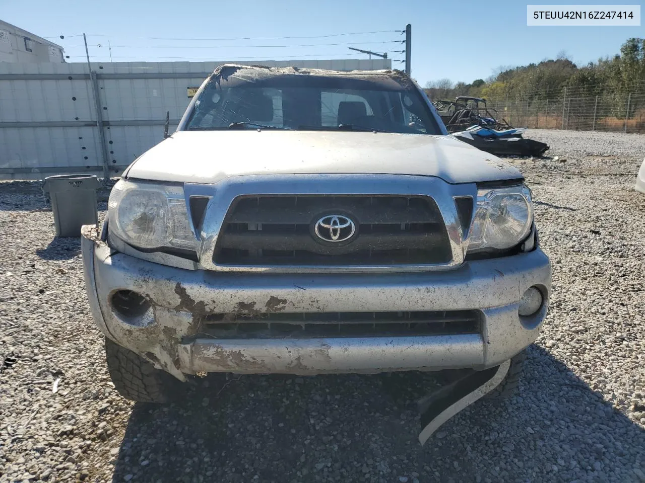 2006 Toyota Tacoma Access Cab VIN: 5TEUU42N16Z247414 Lot: 80569844