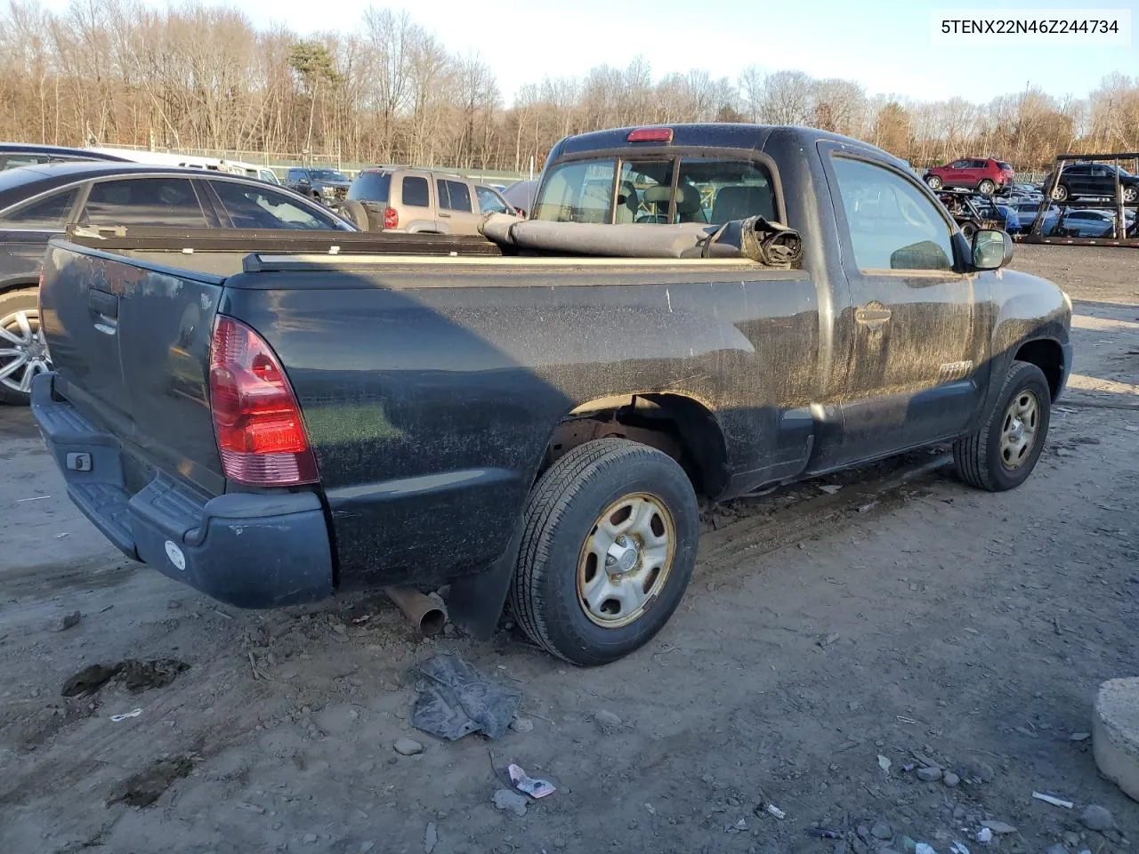 2006 Toyota Tacoma VIN: 5TENX22N46Z244734 Lot: 80693894