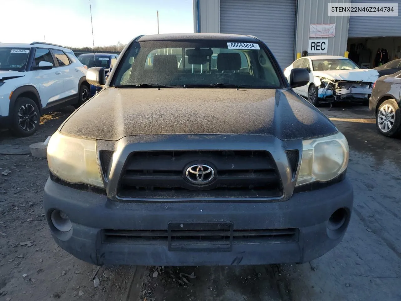 2006 Toyota Tacoma VIN: 5TENX22N46Z244734 Lot: 80693894