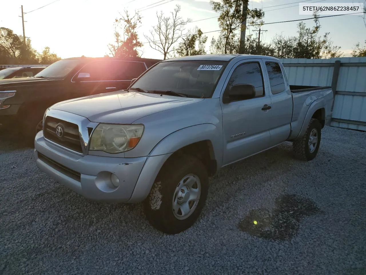 2006 Toyota Tacoma Prerunner Access Cab VIN: 5TETU62N86Z238457 Lot: 80737644