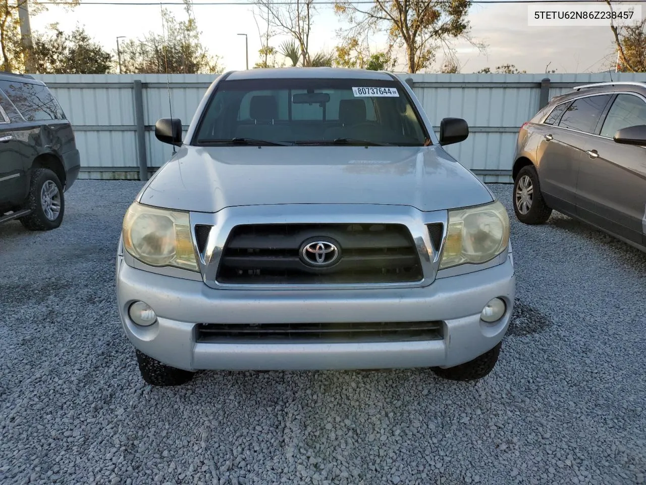 2006 Toyota Tacoma Prerunner Access Cab VIN: 5TETU62N86Z238457 Lot: 80737644