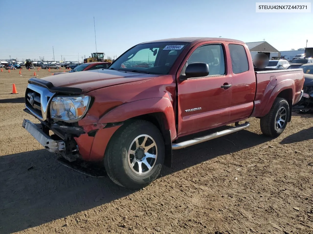 2007 Toyota Tacoma Access Cab VIN: 5TEUU42NX7Z447371 Lot: 50099044