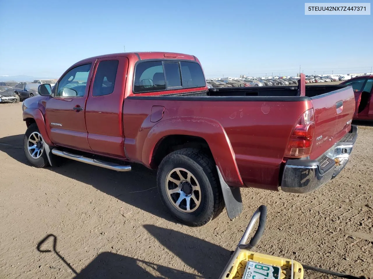 2007 Toyota Tacoma Access Cab VIN: 5TEUU42NX7Z447371 Lot: 50099044