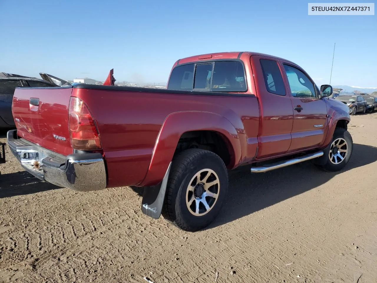 2007 Toyota Tacoma Access Cab VIN: 5TEUU42NX7Z447371 Lot: 50099044