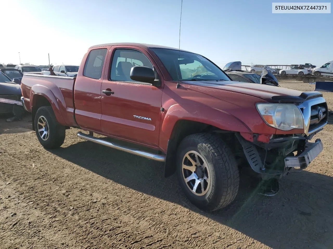 2007 Toyota Tacoma Access Cab VIN: 5TEUU42NX7Z447371 Lot: 50099044