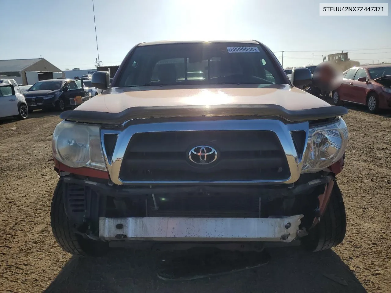 2007 Toyota Tacoma Access Cab VIN: 5TEUU42NX7Z447371 Lot: 50099044