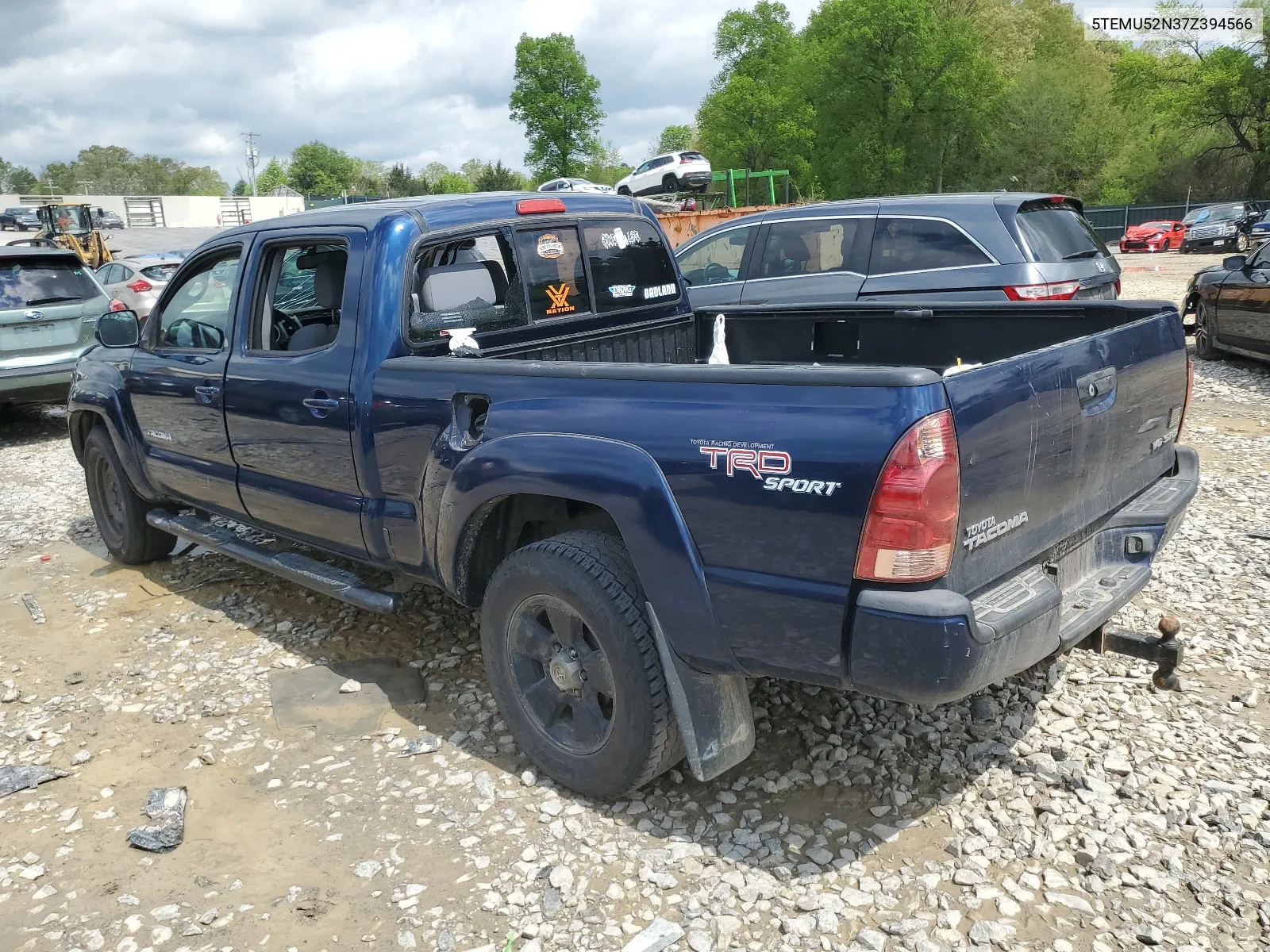 2007 Toyota Tacoma Double Cab Long Bed VIN: 5TEMU52N37Z394566 Lot: 51533824