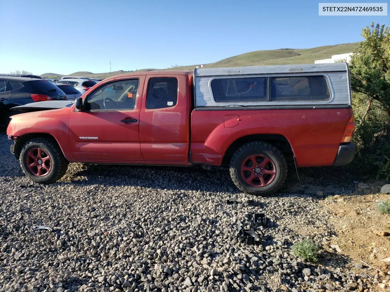 2007 Toyota Tacoma Access Cab VIN: 5TETX22N47Z469535 Lot: 53668434