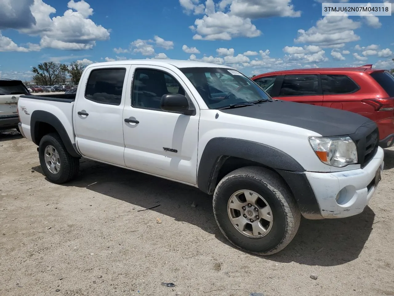 2007 Toyota Tacoma Double Cab Prerunner VIN: 3TMJU62N07M043118 Lot: 60600654