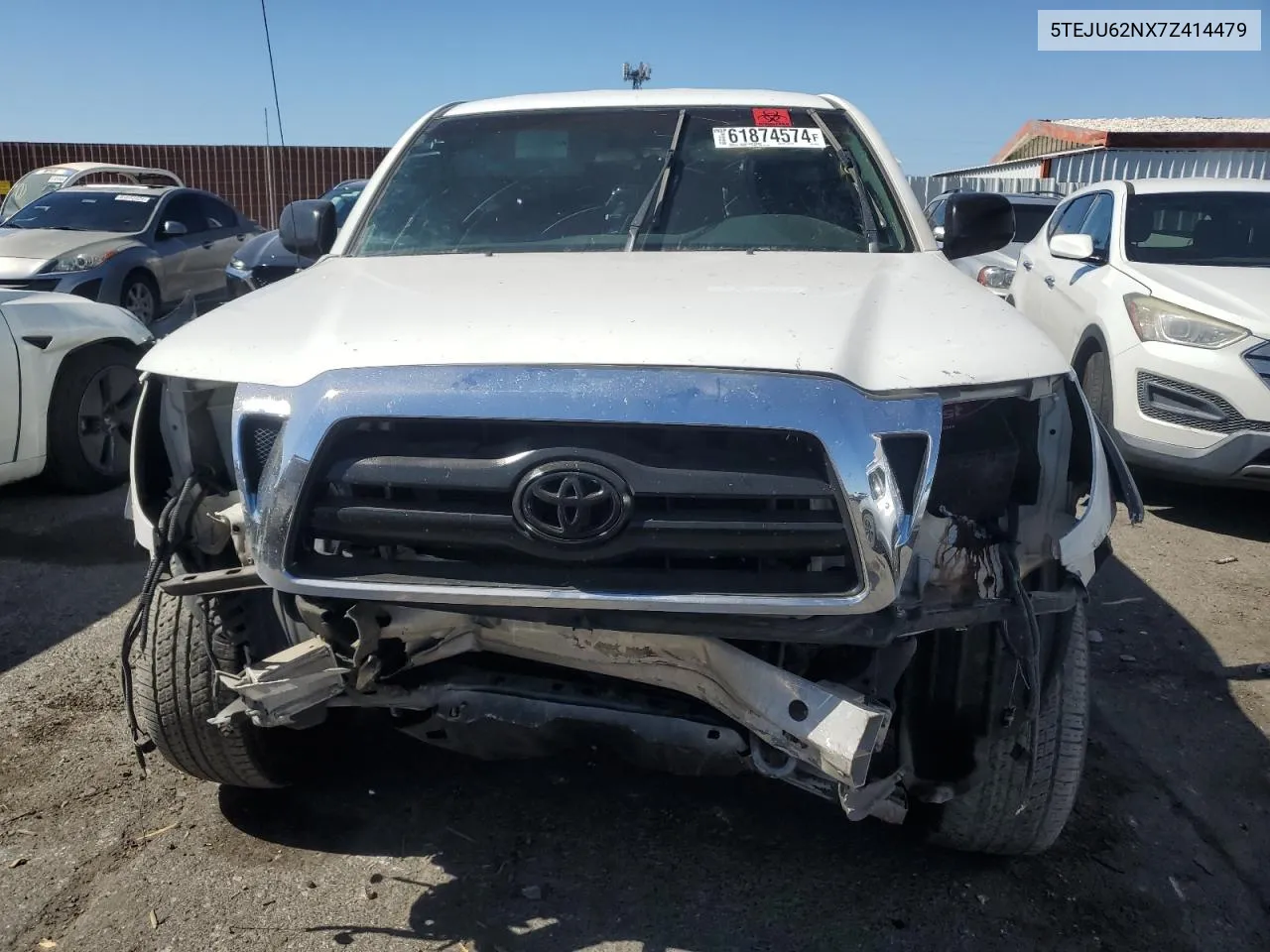 2007 Toyota Tacoma Double Cab Prerunner VIN: 5TEJU62NX7Z414479 Lot: 61874574