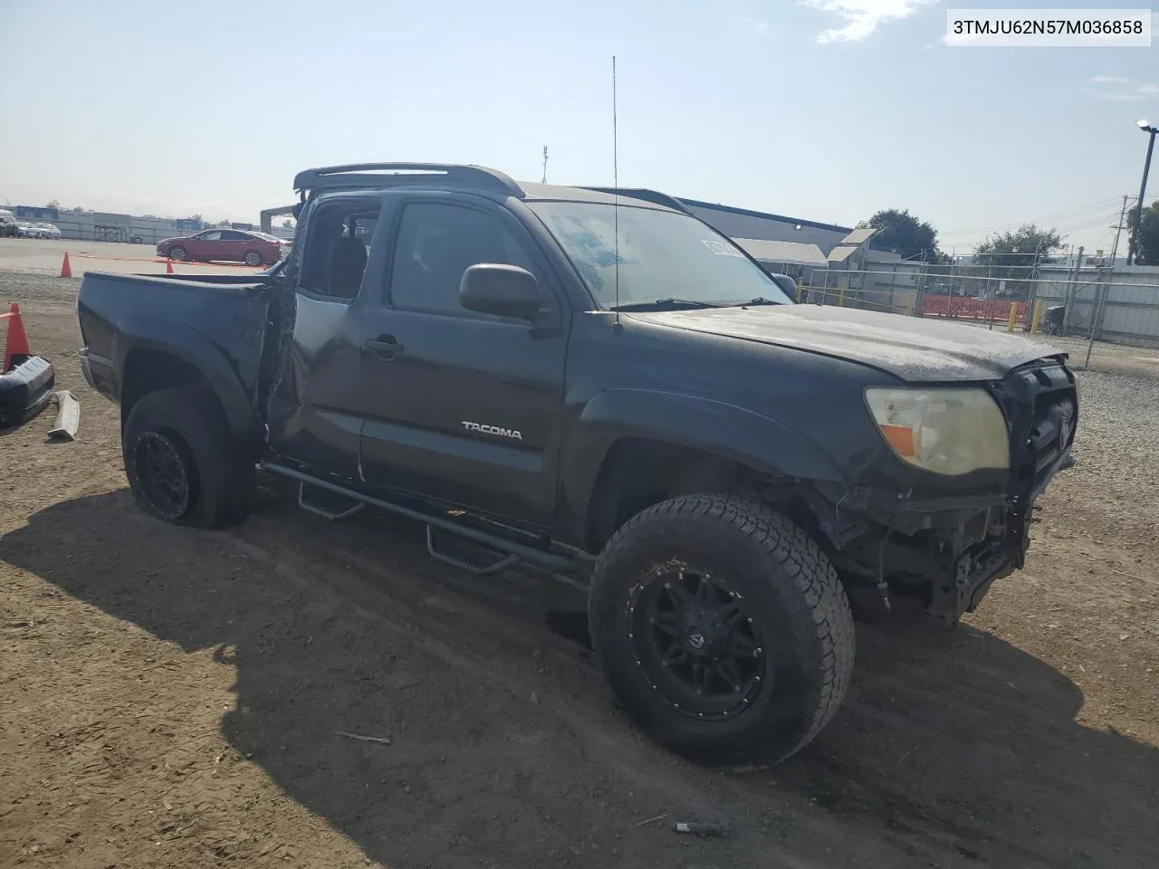 2007 Toyota Tacoma Double Cab Prerunner VIN: 3TMJU62N57M036858 Lot: 62715174