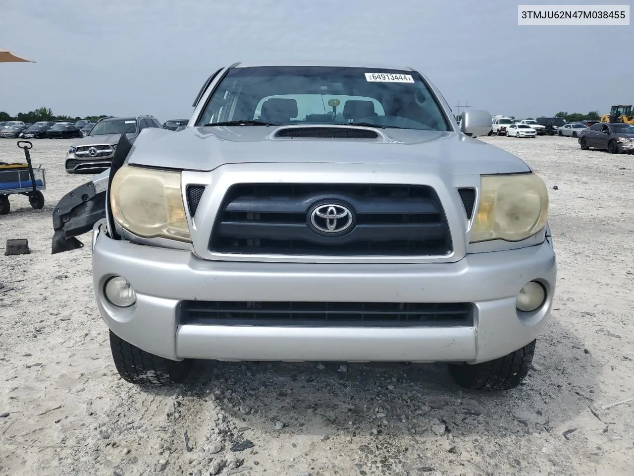 2007 Toyota Tacoma Double Cab Prerunner VIN: 3TMJU62N47M038455 Lot: 64913444