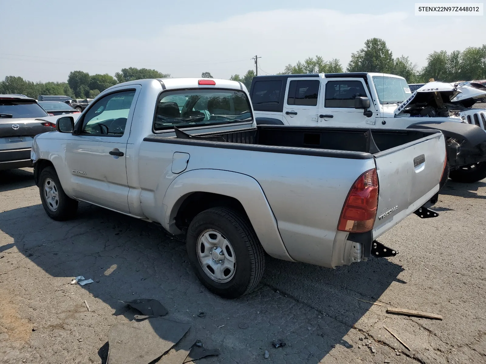 2007 Toyota Tacoma VIN: 5TENX22N97Z448012 Lot: 66431914